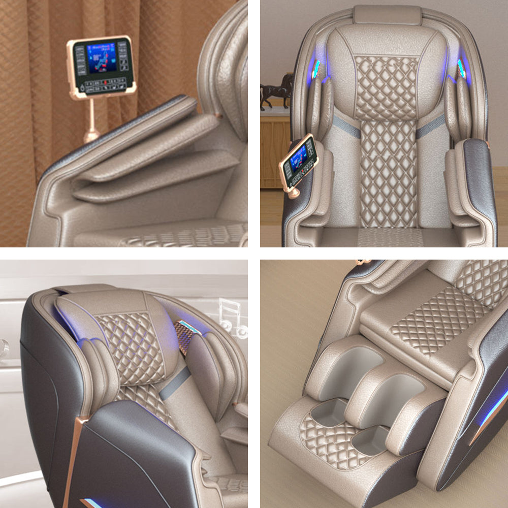 RELAXA L25 Zero Gravity Electric Massage Chair Green / Black Grey / Brown