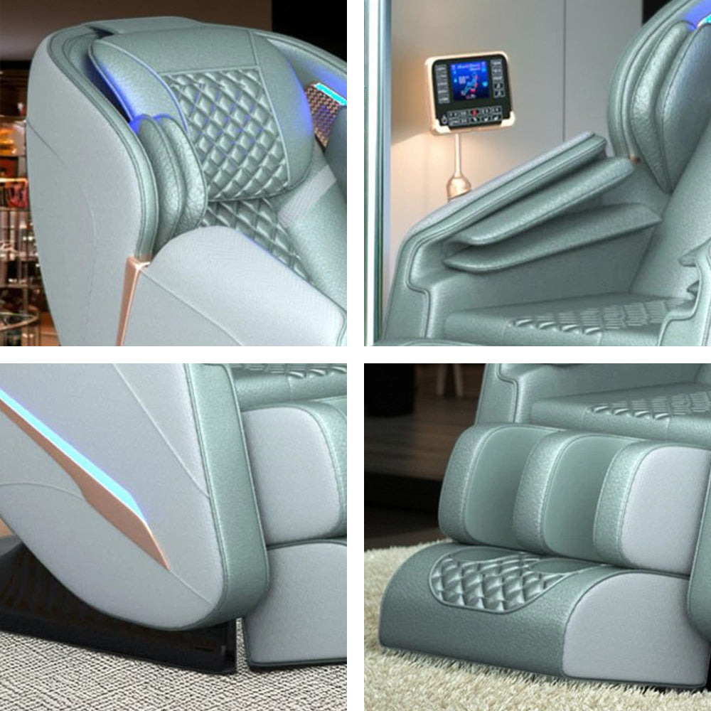 RELAXA L25 Zero Gravity Electric Massage Chair Green / Black Grey / Brown