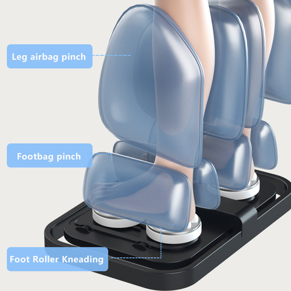 RELAXA L26MAX Gravity Recline Rail Electric - Zero with SL Guide Chair Massage Black