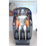 RELAXA L27 SL Track Zero Gravity Electric Massage Chair Blue