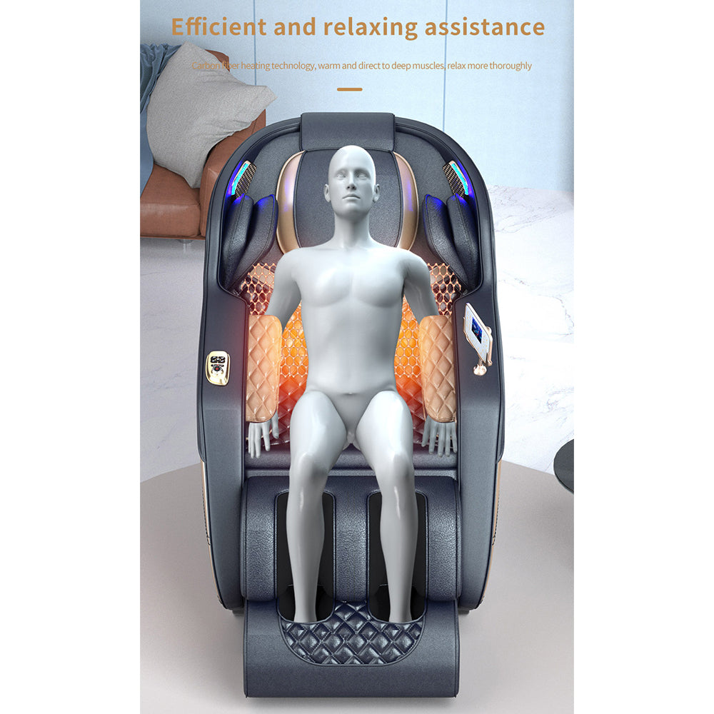 RELAXA L27 SL Track Zero Gravity Electric Massage Chair Blue