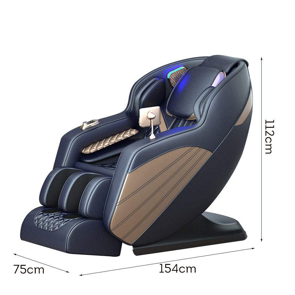 RELAXA L27 SL Track Zero Gravity Electric Massage Chair Blue