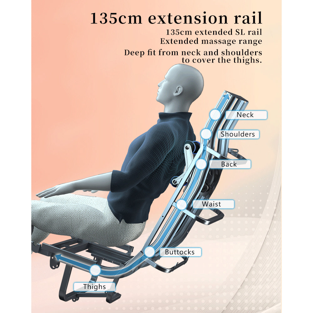 RELAXA L50 Massage SL 130cm Electric with Zero Track Chair Gravity