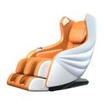 RELAXA X10 Design WarmBack Handrail Massage Function Shell Chair-WhiteOrange/BlueGrey