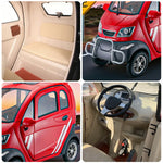 ROLLUX All Mobility - Electric Design, Brushless Motor, Control, Scooter 70 Enclosed 60V1200W Wheel Steering Terrain 80km - Range