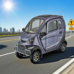 ROLLUX Enclosed Scooter with All 60V1200W 80km Wheel - Brushless Electric Steering Mobility 70 Motor, - Terrain Range