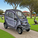 ROLLUX Enclosed Scooter with All 60V1200W 80km Wheel - Brushless Electric Steering Mobility 70 Motor, - Terrain Range
