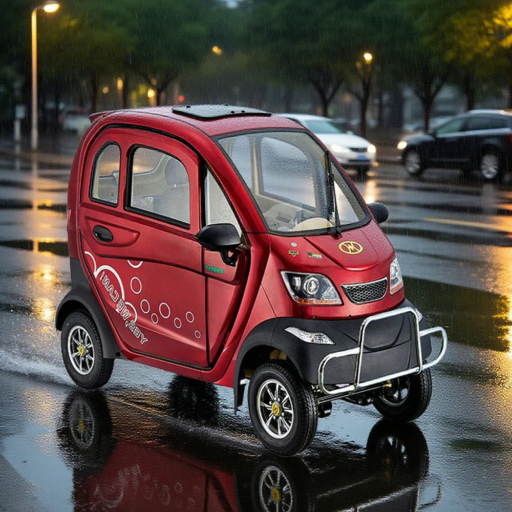 ROLLUX All Mobility - Electric Design, Brushless Motor, Control, Scooter 70 Enclosed 60V1200W Wheel Steering Terrain 80km - Range
