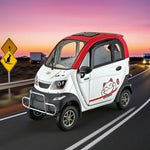 ROLLUX Enclosed Range, 70 Wheel Urban 60V1200W 80km Comfort, Scooter with Mobility Safe - Motor, - Long Steering All-Weather Commuting
