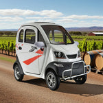 ROLLUX All Mobility - Electric Design, Brushless Motor, Control, Scooter 70 Enclosed 60V1200W Wheel Steering Terrain 80km - Range