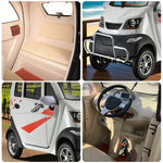 ROLLUX All Mobility - Electric Design, Brushless Motor, Control, Scooter 70 Enclosed 60V1200W Wheel Steering Terrain 80km - Range
