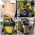 ROLLUX Enclosed Range, 70 Wheel Urban 60V1200W 80km Comfort, Scooter with Mobility Safe - Motor, - Long Steering All-Weather Commuting