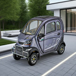 ROLLUX Enclosed All-Weather Scooter - with Urban Wheel Control Mobility Motor, 70-80km Range, 60V1200W Safe Comfort, Steering Travel