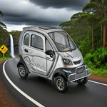 ROLLUX Enclosed Long Urban 70-80km Scooter Comfort, - Mobility All-Weather Armrest Commuting Range, 60V1200W with Safe Motor, Control