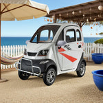 ROLLUX Enclosed Armrest Safe Comfort, 70-80km Scooter - Range, Long Motor, with 60V1200W Urban Control All-Weather Mobility Commuting