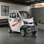 ROLLUX Enclosed Armrest Safe Comfort, 70-80km Scooter - Range, Long Motor, with 60V1200W Urban Control All-Weather Mobility Commuting