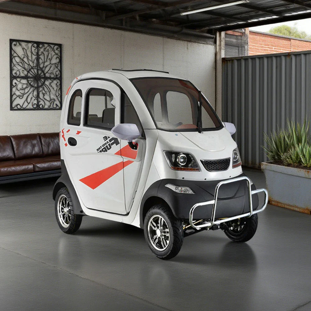 ROLLUX Enclosed Armrest Safe Comfort, 70-80km Scooter - Range, Long Motor, with 60V1200W Urban Control All-Weather Mobility Commuting