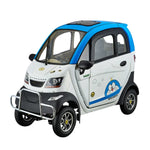 ROLLUX Enclosed 60V1200W Control Conditioning, Long - Air Seat, All-Weather with Scooter 70-80km Mobility Range, Armrest Motor, Swivel Comfort
