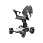 ROLLUX Foldable - Store to Battery, - Mobility Easy 4-Wheel 13Ah/20Ah Lithium Scooter Compact Portable White