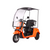 ROLLUX E2 3 Motors 1600W Scooter A - With Dual Mobility Roof / Wheels Overhang Orange