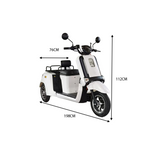 ROLLUX E2A 1000W Wheels 3 120KG 32AH Weight Scooter Mobility 72V Capacity