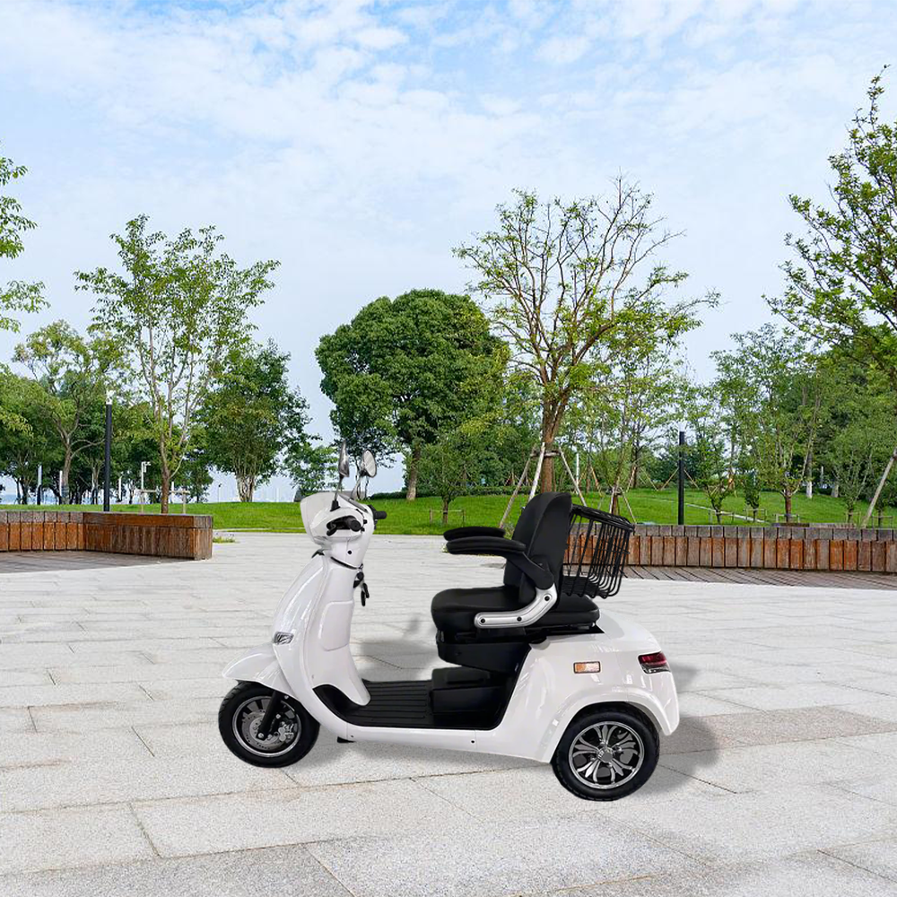 ROLLUX E3 Wheel battery 3 Dual Lithium 1600W Motors Mobile Scooter-White