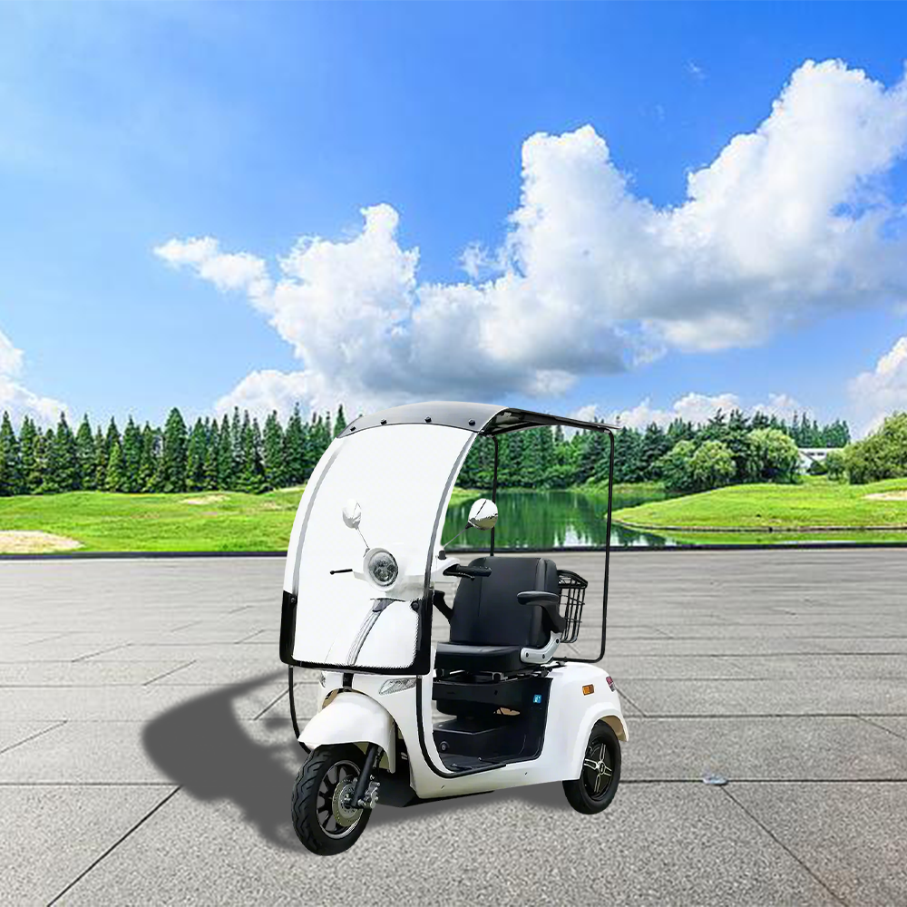 ROLLUX E3 Wheel battery 3 Dual Lithium 1600W Motors Mobile Scooter-White