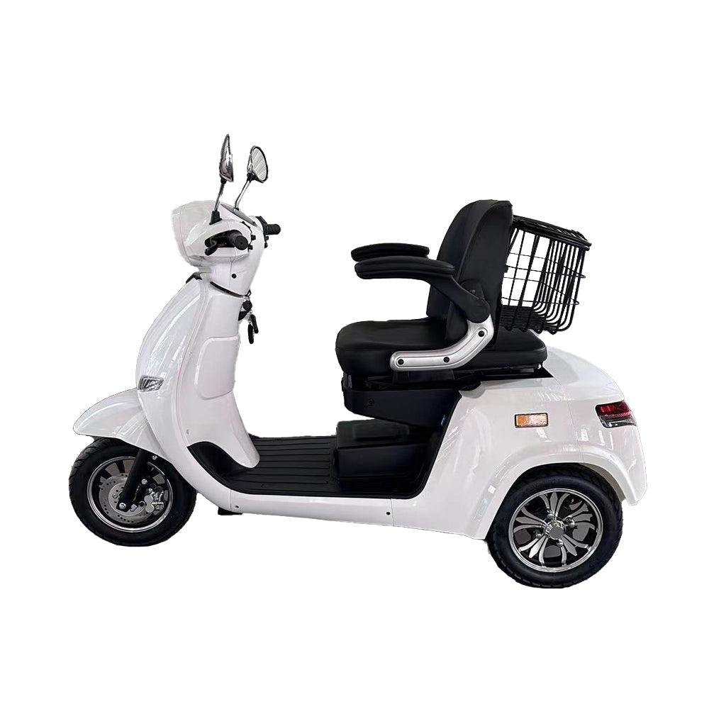 ROLLUX E3 Wheel battery 3 Dual Lithium 1600W Motors Mobile Scooter-White