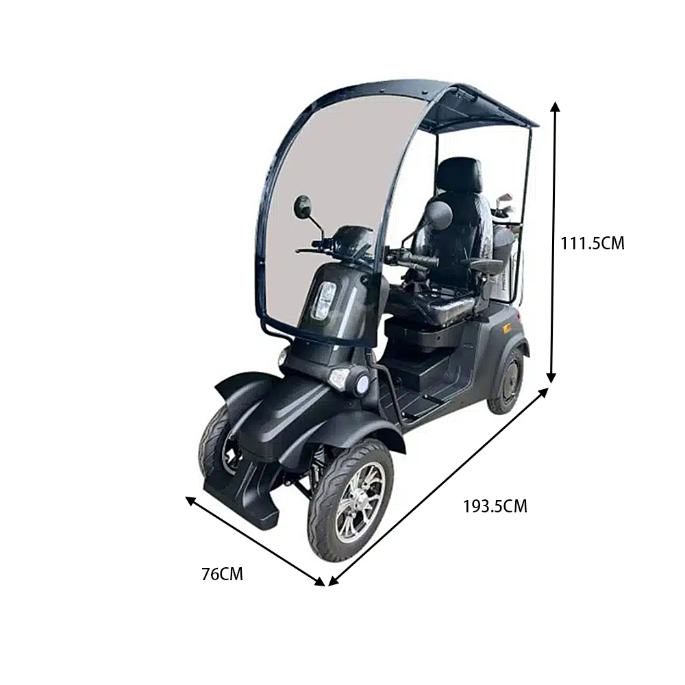 ROLLUX E4 300KG Weight Capacity 4 Wheels 1000W Mobility Scooter