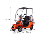 ROLLUX E4 300KG Weight Capacity 4 Wheels 1000W Mobility Scooter