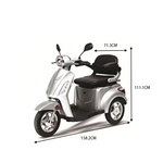 ROLLUX F3 300KG Mobility 800W Wheels Scooter 3 Weight Capacity