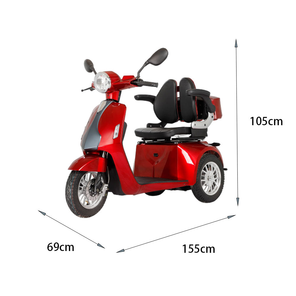 ROLLUX AFA2D Mobility 60V20Ah Battery 500W Electric Drum Lead-Acid/Lithium Scooter Brake