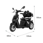 ROLLUX AFA2D Mobility 60V20Ah Battery 500W Electric Drum Lead-Acid/Lithium Scooter Brake