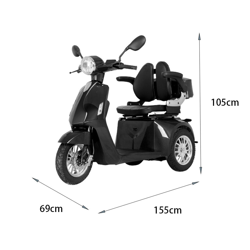 ROLLUX AFA2D Mobility 60V20Ah Battery 500W Electric Drum Lead-Acid/Lithium Scooter Brake