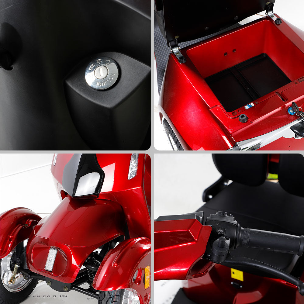 ROLLUX AFA2D4D Lead-Acid/Lithium Battery Electric Drum 500W Scooter 60V20Ah Mobility Brake