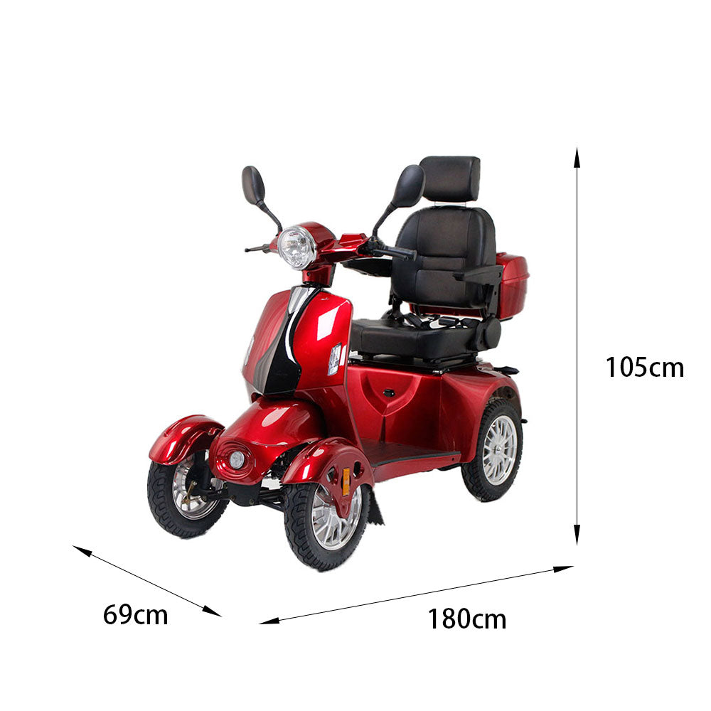 ROLLUX AFA2D4D Lead-Acid/Lithium Battery Electric Drum 500W Scooter 60V20Ah Mobility Brake