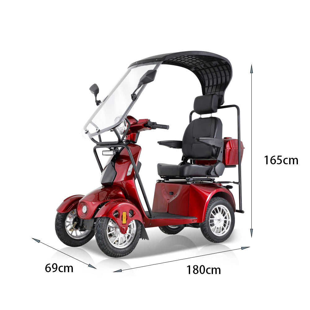 ROLLUX AFA2D4D Lead-Acid/Lithium Battery Electric Drum 500W Scooter 60V20Ah Mobility Brake