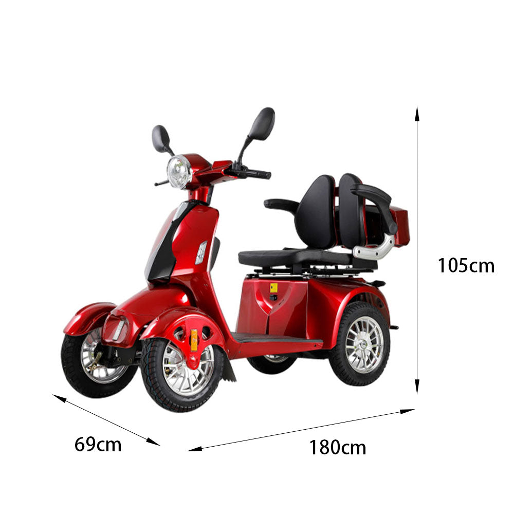 ROLLUX AFA2D4D Lead-Acid/Lithium Battery Electric Drum 500W Scooter 60V20Ah Mobility Brake