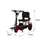 ROLLUX FY-VRLA Lead-Acid/Lithium Electric Battery Mobility 48V12Ah Drum Scooter 350W Brake