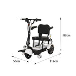 ROLLUX FY-VRLA Lead-Acid/Lithium Electric Battery Mobility 48V12Ah Drum Scooter 350W Brake