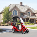 ROLLUX LTH4W Battery Electric 60V20Ah 500W Mobility Drum Scooter Lead-Acid/Lithium Brake
