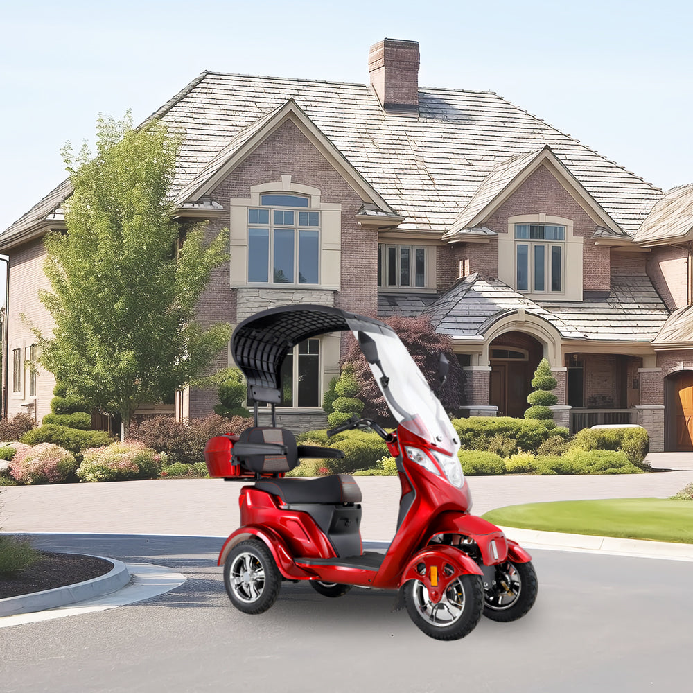 ROLLUX LTH4W Battery Electric 60V20Ah 500W Mobility Drum Scooter Lead-Acid/Lithium Brake