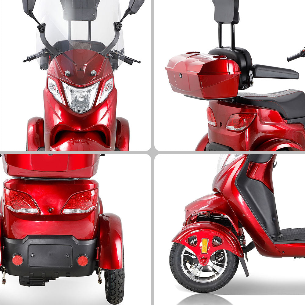 ROLLUX LTH4W Battery Electric 60V20Ah 500W Mobility Drum Scooter Lead-Acid/Lithium Brake