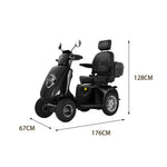 ROLLUX JXY5D Drum Lead-Acid/Lithium Electric 48V20Ah 500W Battery Mobility Scooter Brake