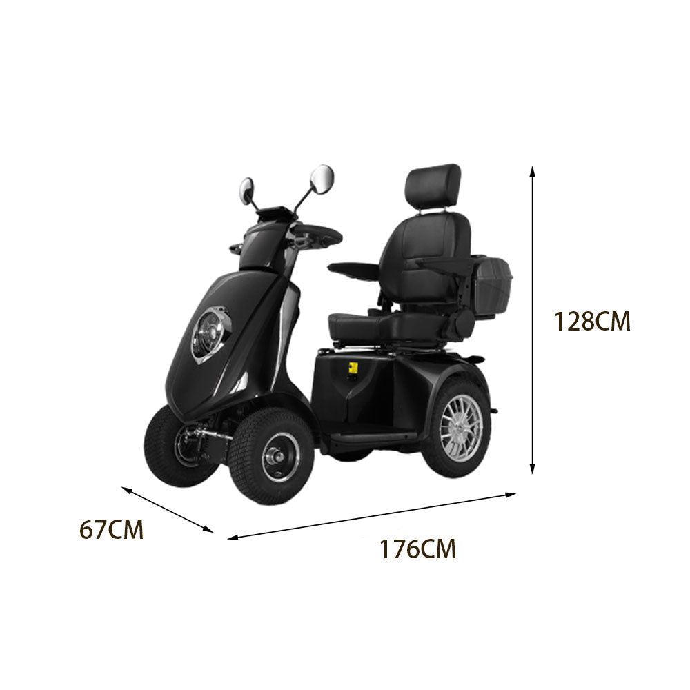 ROLLUX JXY5D Drum Lead-Acid/Lithium Electric 48V20Ah 500W Battery Mobility Scooter Brake