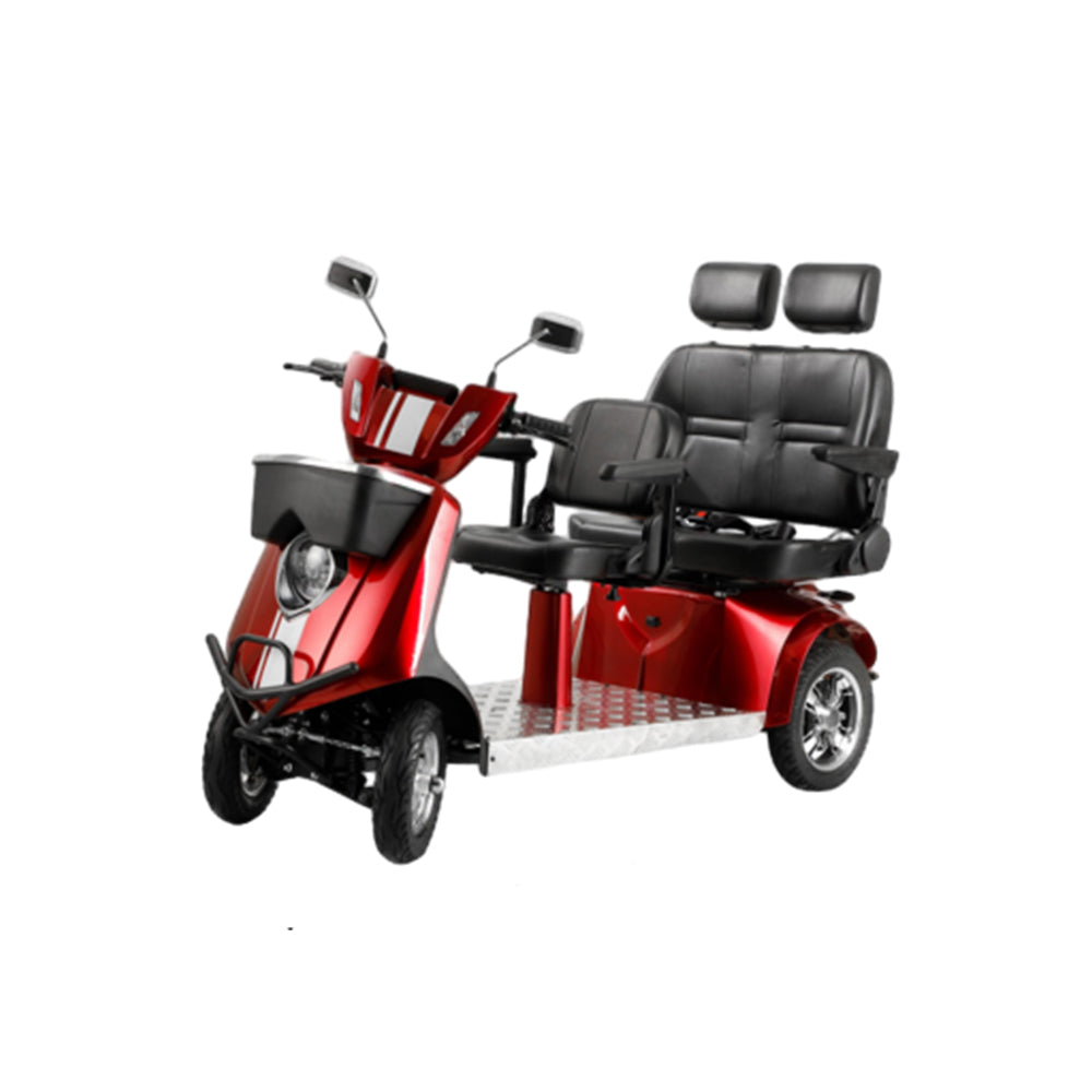 ROLLUX JXY5D2 60V20Ah 1000W Lead-Acid/Lithium Battery Dual-Seat Electric Mobility Scooter