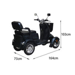 ROLLUX XG4W Mobility Battery Electric Lead-Acid/Lithium 60V20Ah Scooter 500W Drum Brake