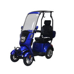 ROLLUX XH4W Battery 500W Electric Mobility Scooter 48V20Ah Lead-Acid/Lithium with Canopy