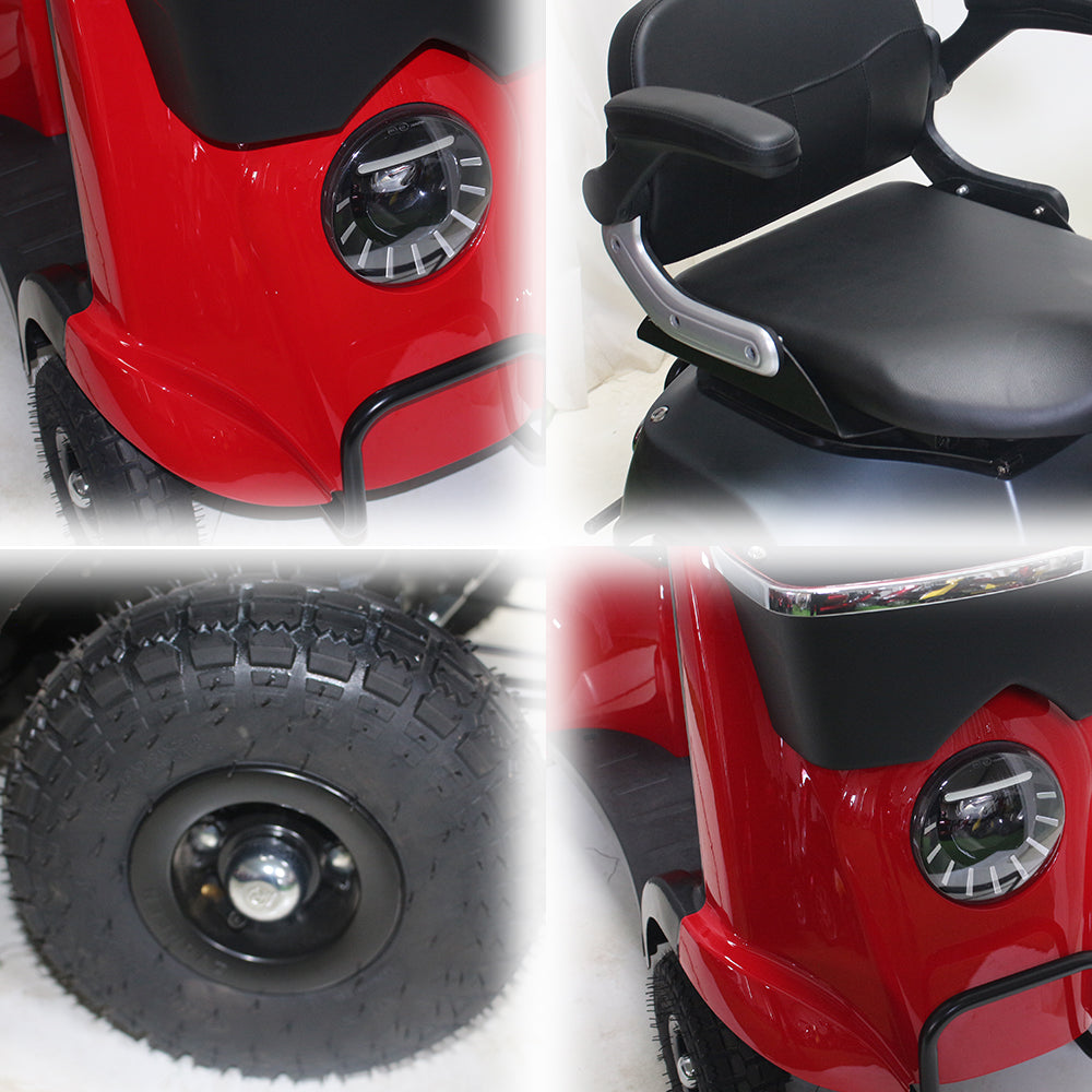 ROLLUX XJK Electric Battery Mobility Scooter Drum Lead-Acid/Lithium 500W 48V20Ah Brake
