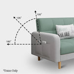 LIVARA 170cm/ 200cm Bed Solid Sofa Multifunctional Wood Frame